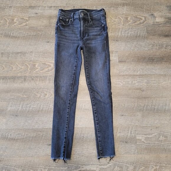 DENIM FORUM | Aritzia The Nico Mid Rise Skinny Crop Denim Jeans | Sz. 24 - Picture 2 of 8